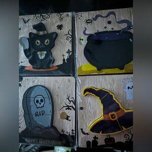 Halloween Witch and Cat Costume puzzles